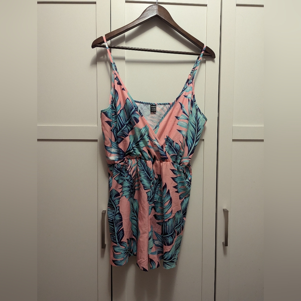 Shein Large Tropical Romper